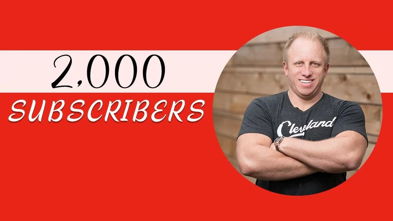 2,000 Subscribers on YouTube!!