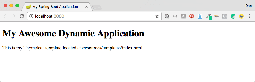 Spring Boot Application