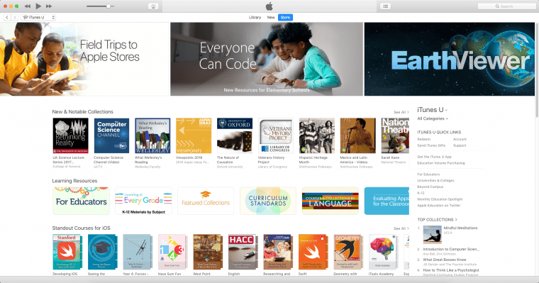 6 Courses on iTunes U that can upgrade your Software Development Career