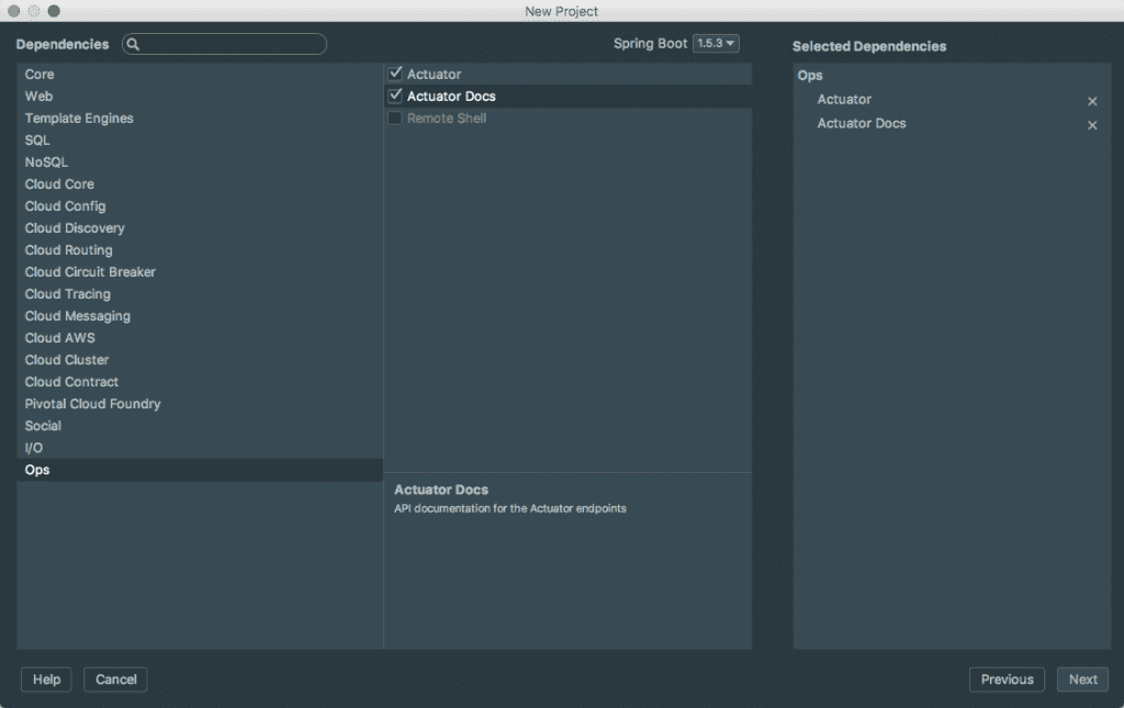 Actuator Dependencies