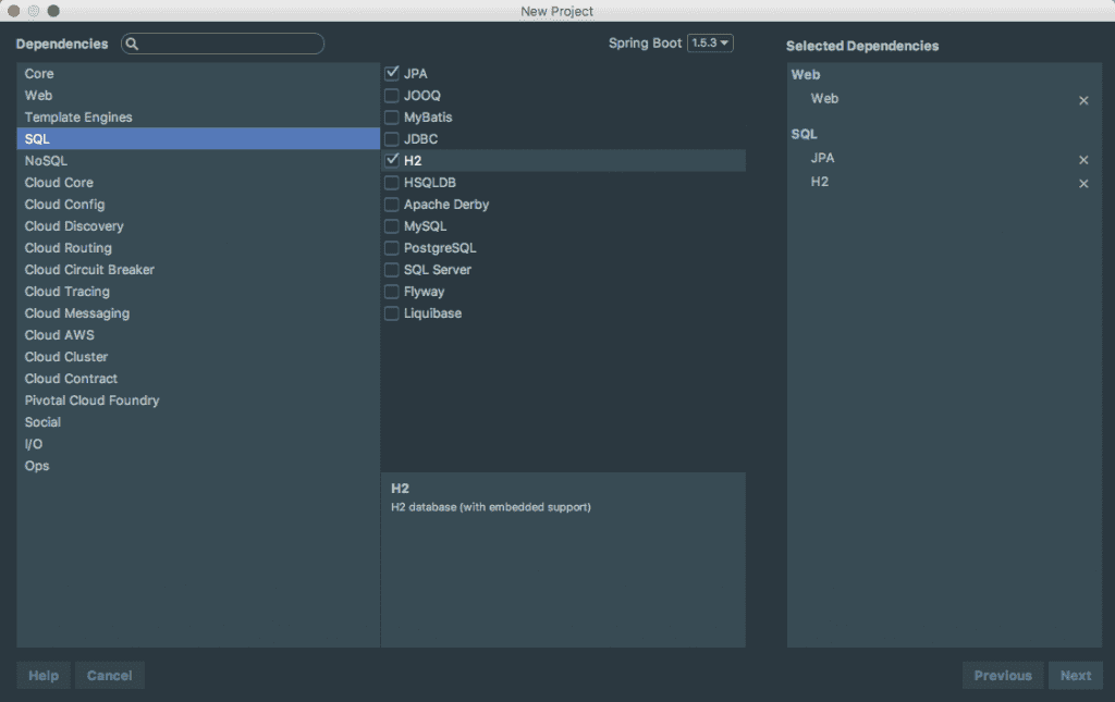 Sping Boot Application