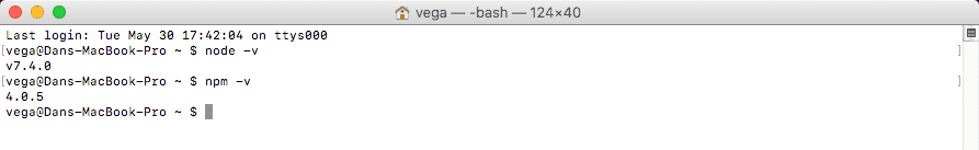 Angular CLI Check - Node & NPM Versions