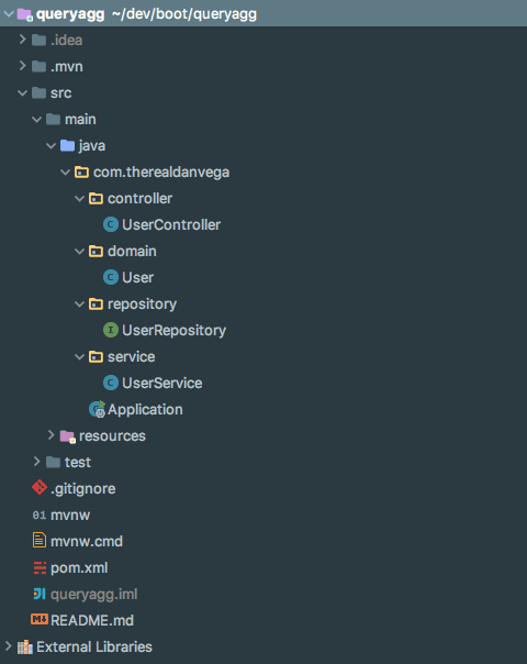 Aggregate Functions Project Structure