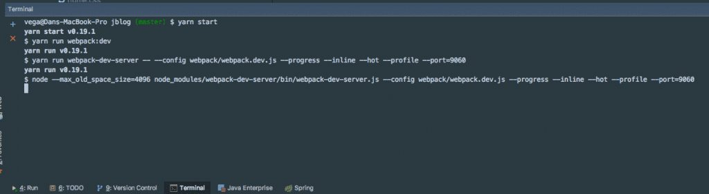JHipster in Development