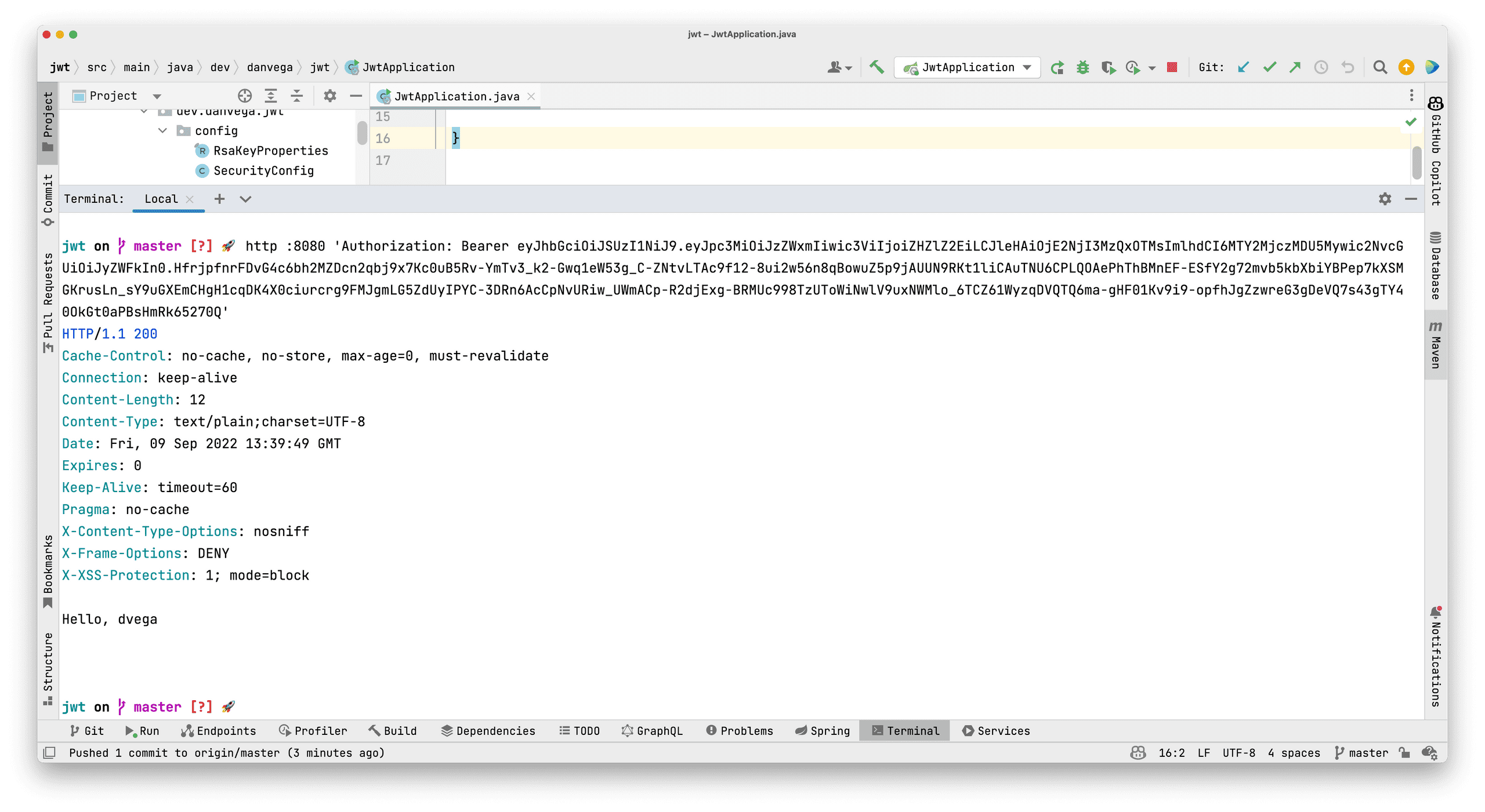 Httpie Response Success