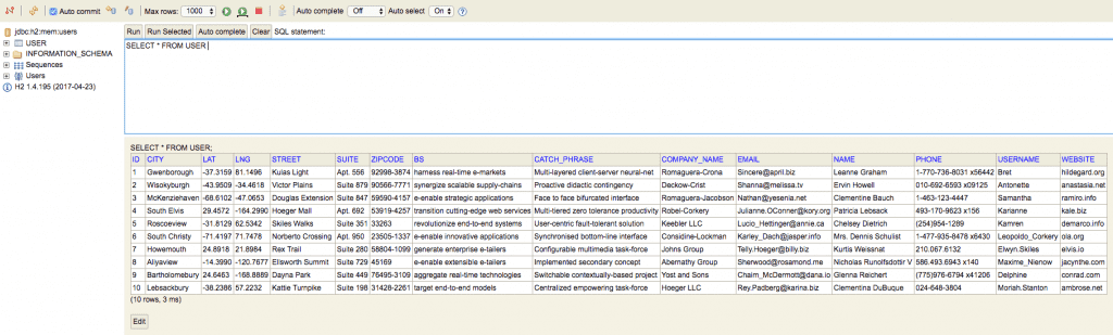 Spring Boot H2 Console