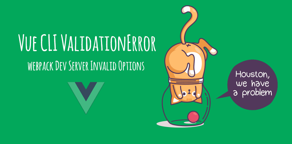 Vue CLI ValidationError: webpack Dev Server Invalid Options